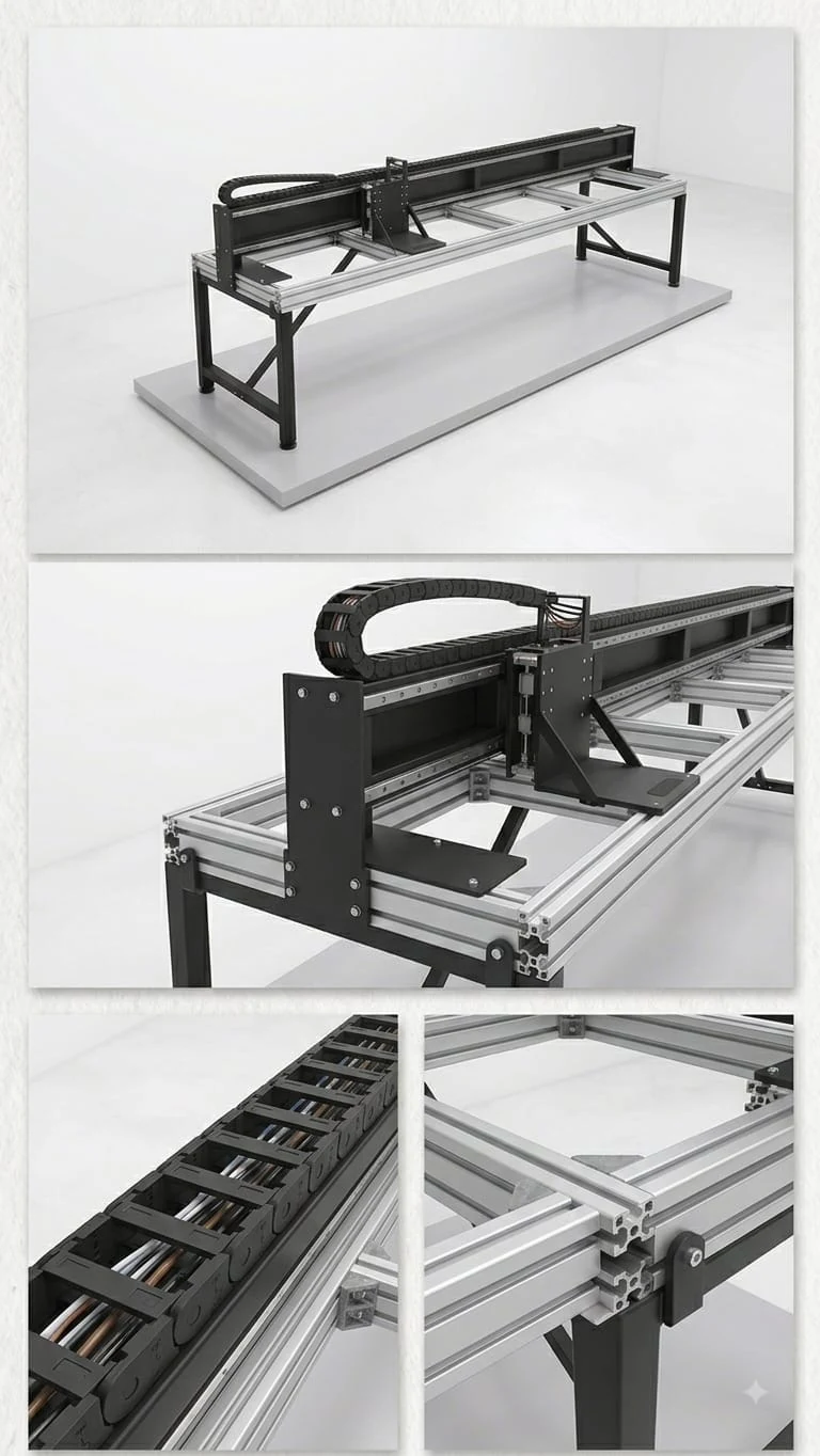 Carriage and corner details — RailTable